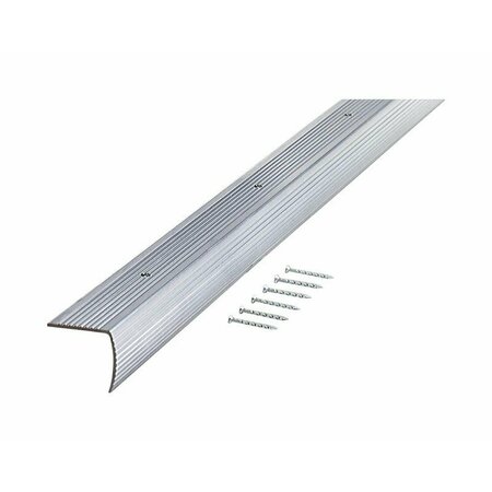 TOWER SEALANTS M-D 1.13 in. H X 36 in. L Prefinished Silver Aluminum Stair Edge 78022